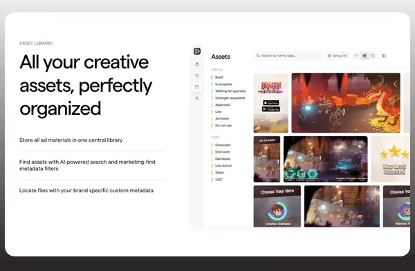 Focal – Manage, proof and deliver ads 10x faster - Landing design inspiration