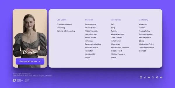 HeyGen - AI Video Generator - Landing design inspiration