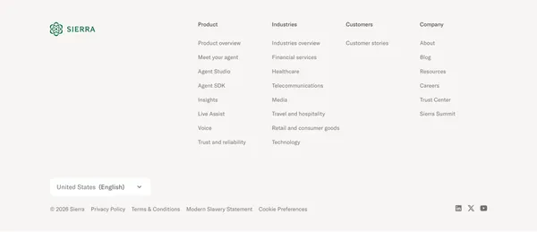 Sierra | Better customer experiences | Sierra - Landing design inspiration