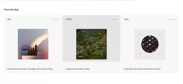Proto - Landing design inspiration
