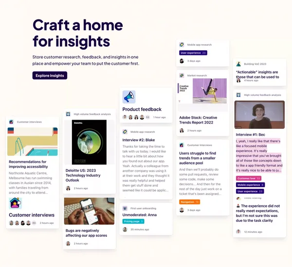 Community — Dovetail - Landing design inspiration