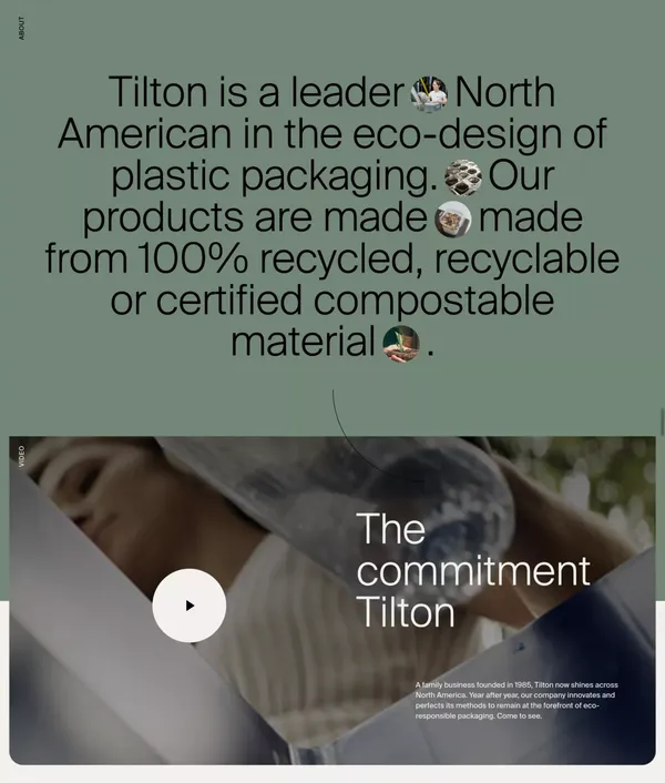 Emballages de plastique thermoformé - Landing design inspiration