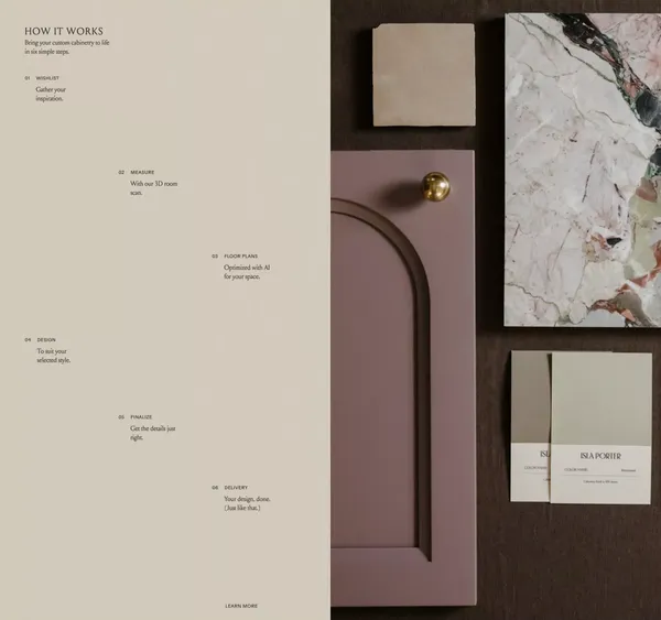 Isla Porter — A Creative Approach to Custom Cabinetry - Portfolio design inspiration