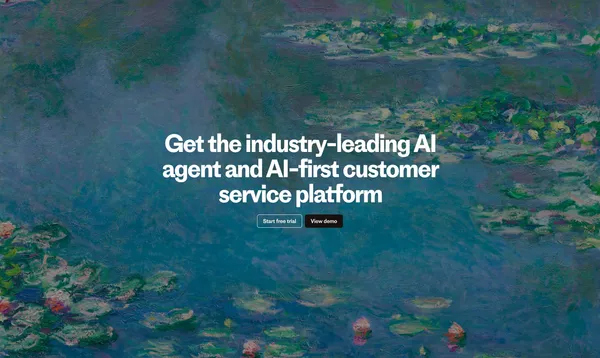 Intercom | AI Customer Service Platform - Landing design inspiration