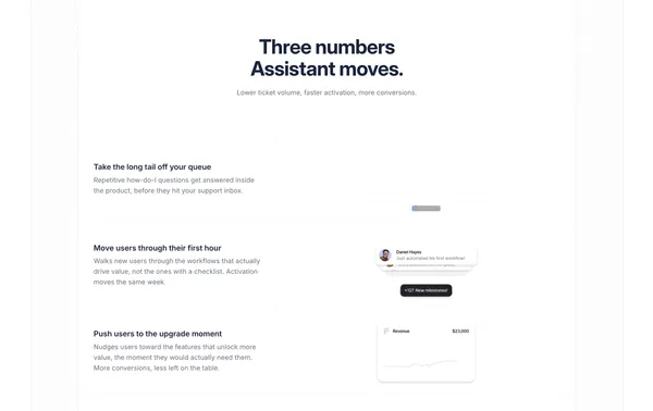 Frigade AI - The future of product adoption - Landing design inspiration