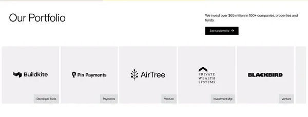 Euphemia | Making Australia’s startup scene Awesome - Landing design inspiration