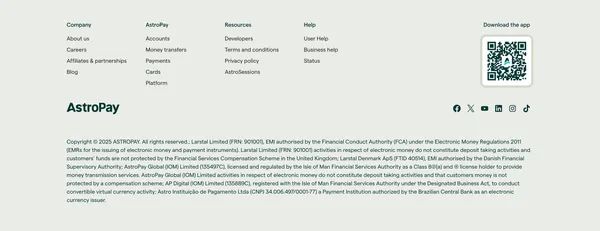 Global Payments, Cards & Accounts Without Borders - AstroPay - Landing design inspiration