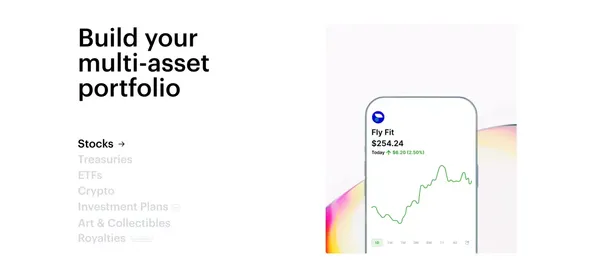 Public.com - Stocks, Treasuries & Crypto Investing App - Landing design inspiration