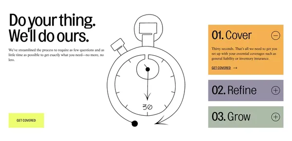 StartSure - Landing design inspiration