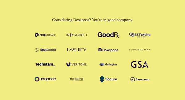 Coworking Spaces & Shared Offices | Deskpass - Landing design inspiration