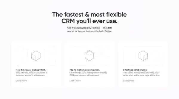 Attio: Customer relationship magic - Landing design inspiration