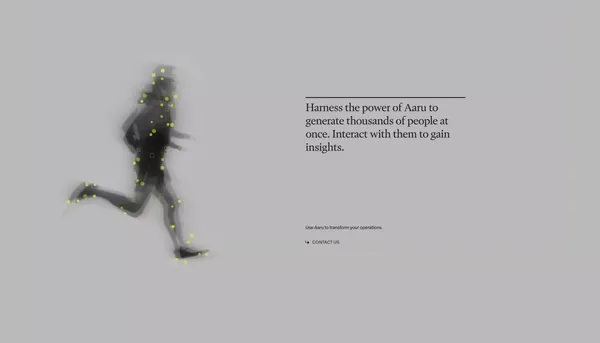 Aaru | Rethinking the Science of Prediction - Landing design inspiration