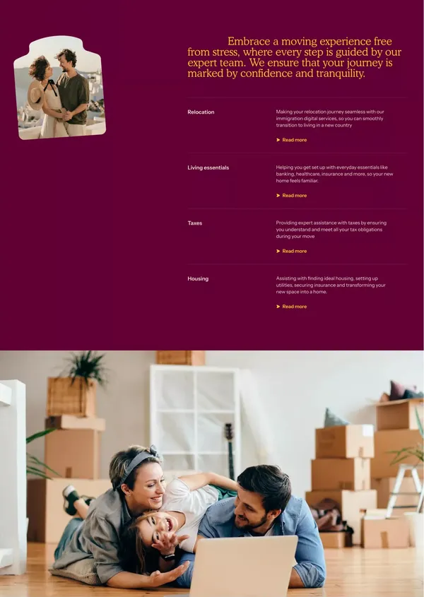 Relocate now - Landing design inspiration
