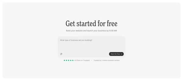 Durable AI Website Builder and Small Business Software - Landing design inspiration