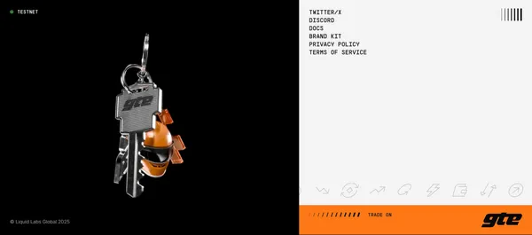 GTE - The Internet Exchange - Landing design inspiration