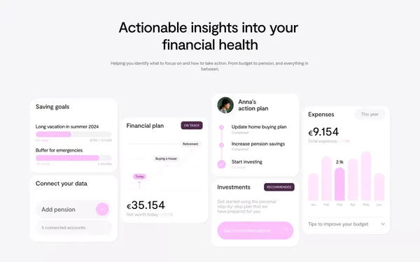 Equip | The all-in-one financial planning platform for employees - Landing design inspiration