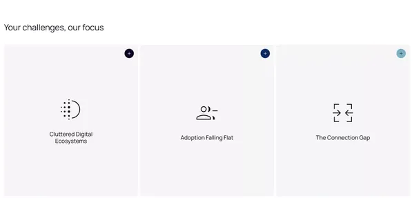 Intelligent Communications Experiences - Landing design inspiration