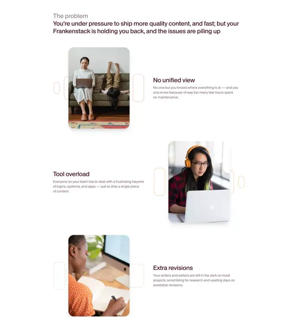 The Content Operations Platform  | Relato - Landing design inspiration