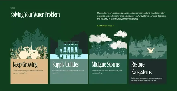 Making Earth Habitable - Landing design inspiration