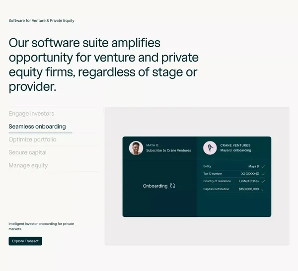 AngelList – Build, Lead, Invest - Landing design inspiration
