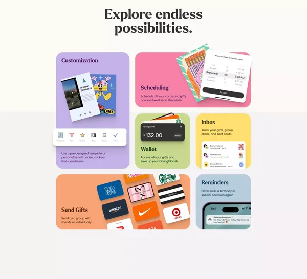 Givingli - Level Up Your Gifting - Landing design inspiration