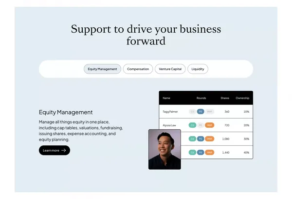 Just a moment... - Landing design inspiration