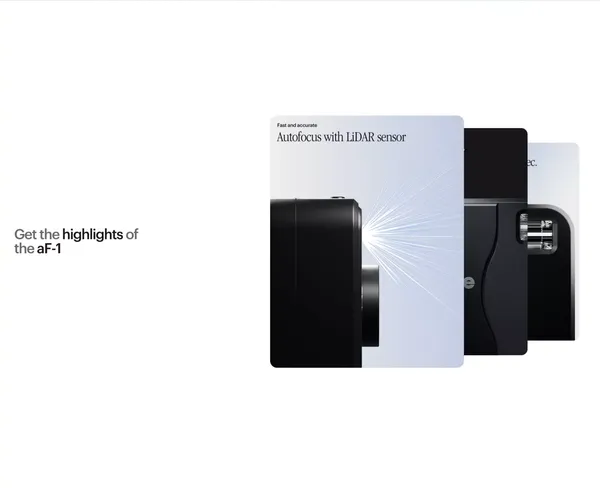 Analogue aF-1 | Just point and shoot. - Landing design inspiration