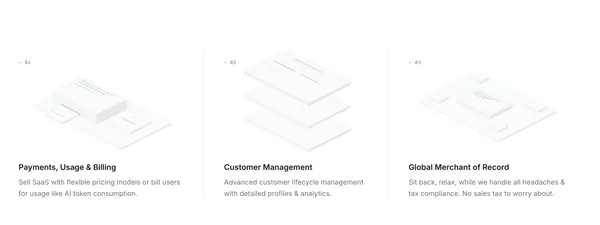 Polar — Monetize your software with ease | Polar - Landing design inspiration