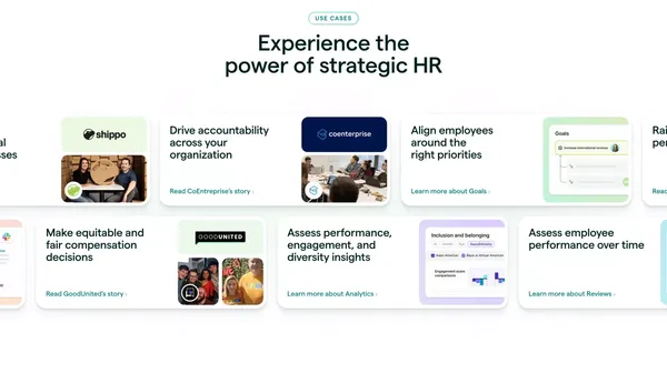People Management Platform | Performance and Engagement Software | Lattice - Landing design inspiration
