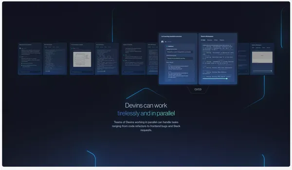 Devin - Landing design inspiration