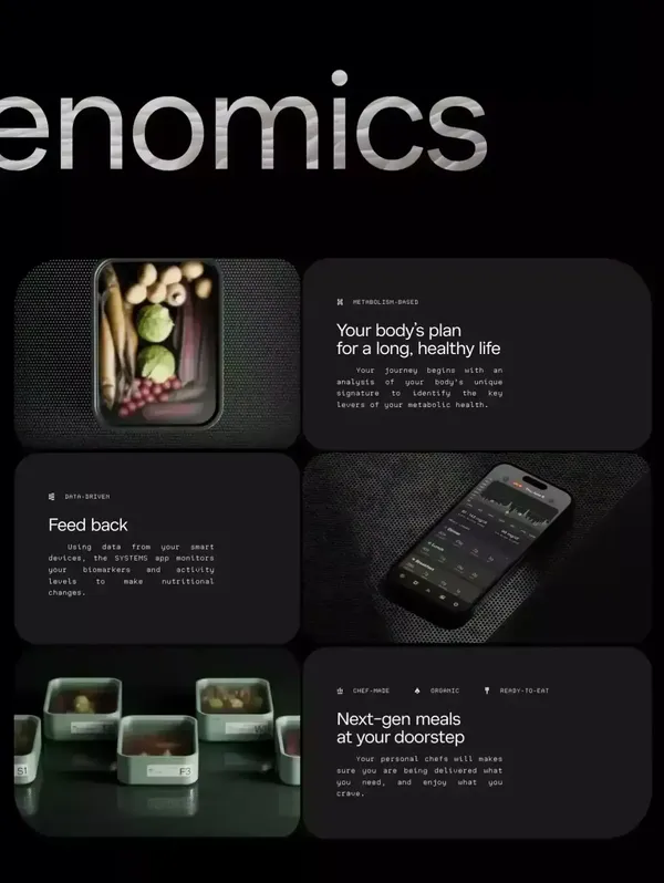 SYSTEMS | Next-gen meals at your doorstep - Landing design inspiration