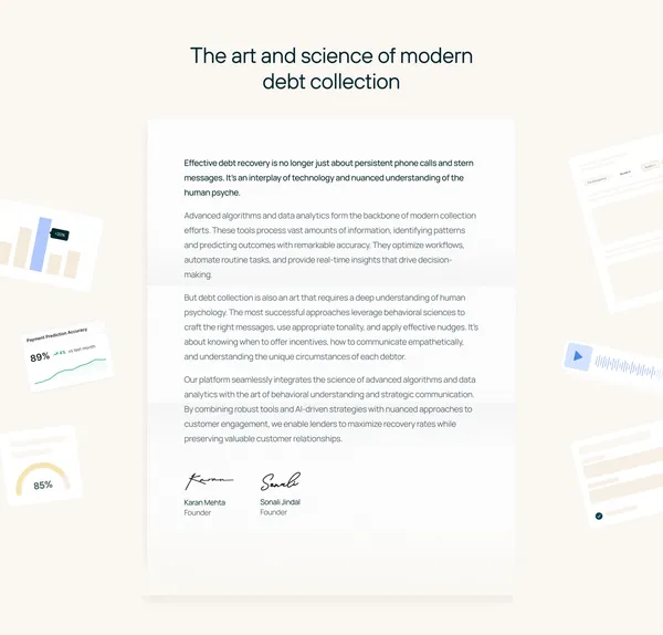Rezolv - AI-Native Comprehensive Debt Collection Platform - Landing design inspiration