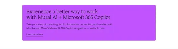 Work better together with Mural's visual work platform | Mural - Landing design inspiration