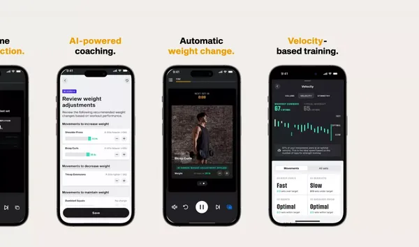 Kabata | The World's First AI-Powered Dumbbells - Landing design inspiration