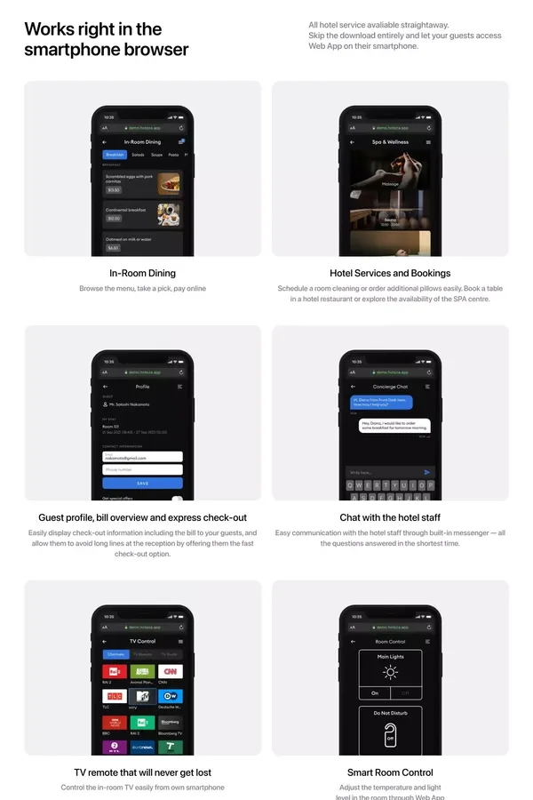 Hoteza Web - Landing design inspiration
