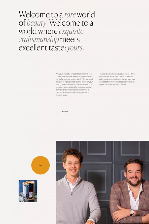 Impossible Drinks · Impossible made possible - Portfolio design inspiration
