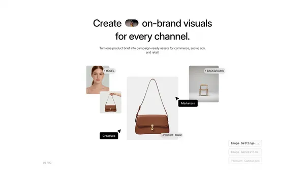 ChatLabs — AI Product Photography & Brand Creative Studio - Landing design inspiration