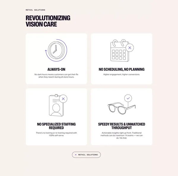 Vision Care at the Speed of Sight – Eyebot - Landing design inspiration