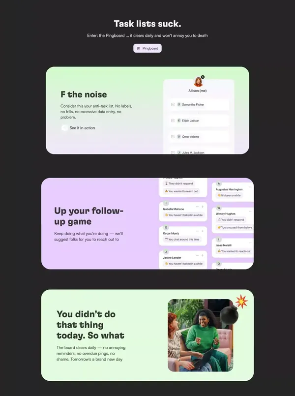 Wyndy | Relationship management — the Wyndy way - Landing design inspiration