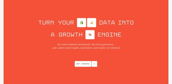 Cypher - Scaling DTC Brands with Data - Landing design inspiration
