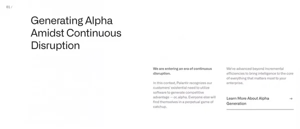Home | Palantir - Landing design inspiration