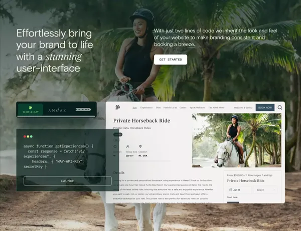 Way | The all-in-one experiential platform - Landing design inspiration
