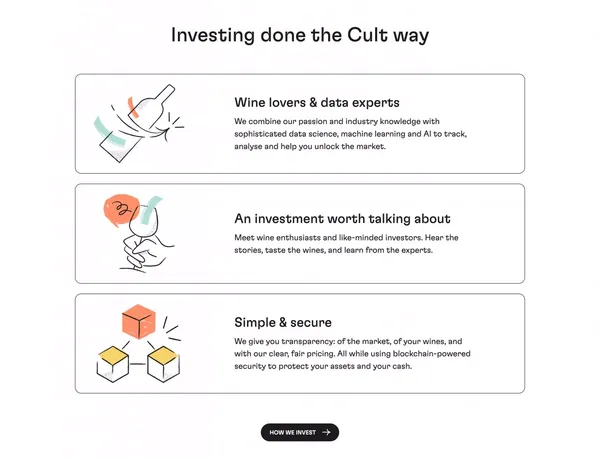 Wine Investment.com | Investing In Fine Wine | Cult Wines - Landing design inspiration