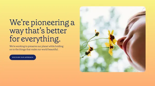 Sustainable Animal-Free Dairy & Protein - Perfect Day - Landing design inspiration