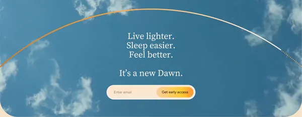 Dawn: AI for Mental Health | 24/7 support for your mind - Landing design inspiration
