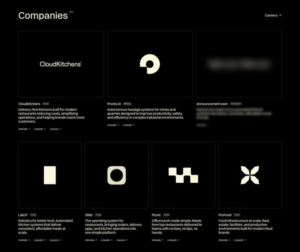 Atoms - Landing design inspiration
