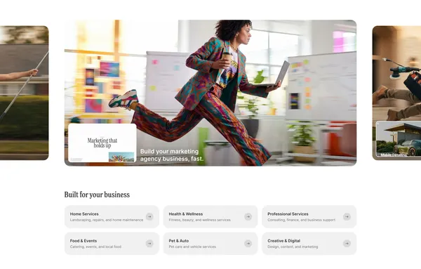 Durable AI Website Builder and Small Business Software - Landing design inspiration