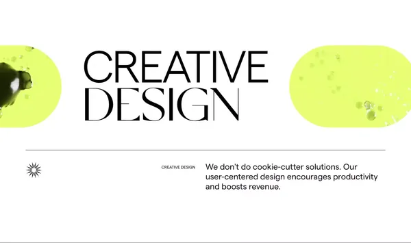 Cuberto — We create digital solutions - Landing design inspiration