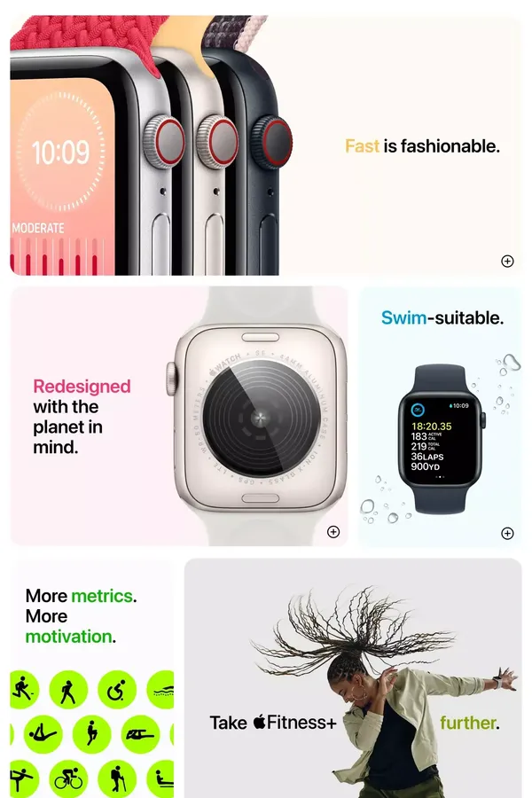 Apple Watch SE - Apple - Landing design inspiration