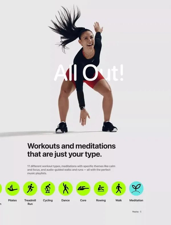 Apple Fitness+ - Apple - Landing design inspiration
